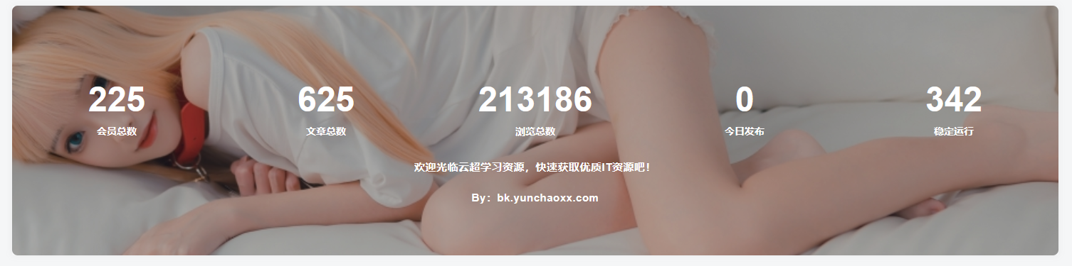 子比主题-添加底部统计信息模块小工具【子比美化教程】云超博客|云超资源|云超学习|源码资源|学习资料|资源分享|专注于优质资源分享!云超博客